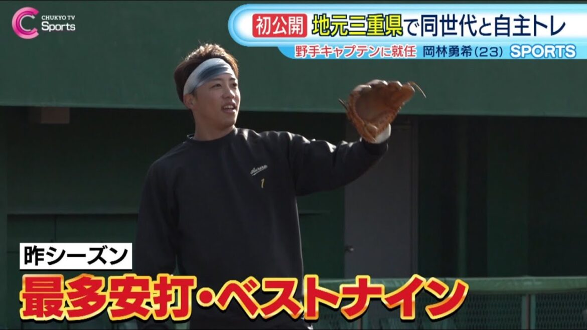 【初公開】野手キャプテン・岡林勇希 地元三重県で同世代と自主トレ｜2026/1/22放送
