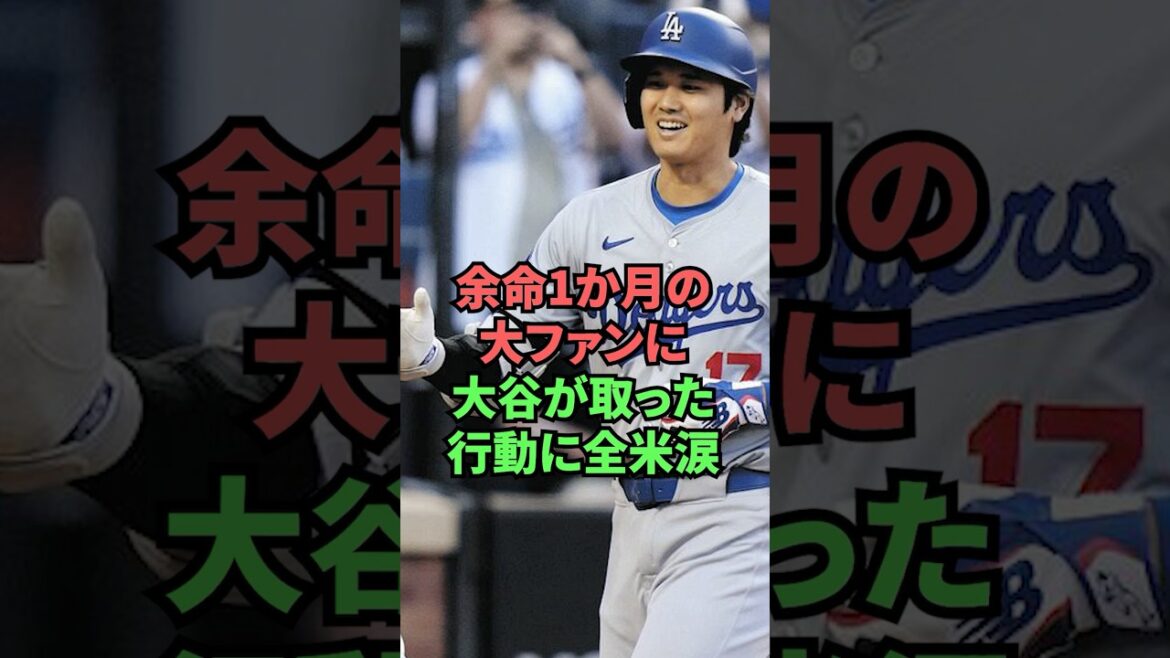余命１ヶ月の大ファンに大谷が取った行動に全米涙