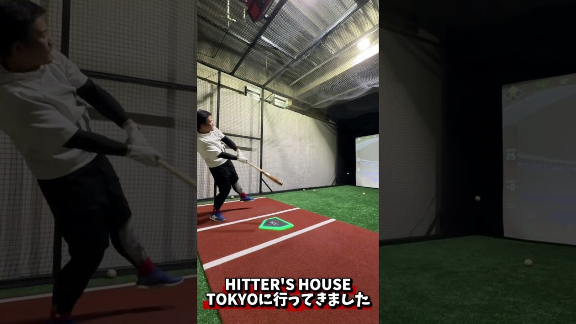 HITTER'S HOUSE TOKYOが楽しすぎた  #shorts #baseball #野球 #バッティング #野球のミカタ #打撃探究部屋
