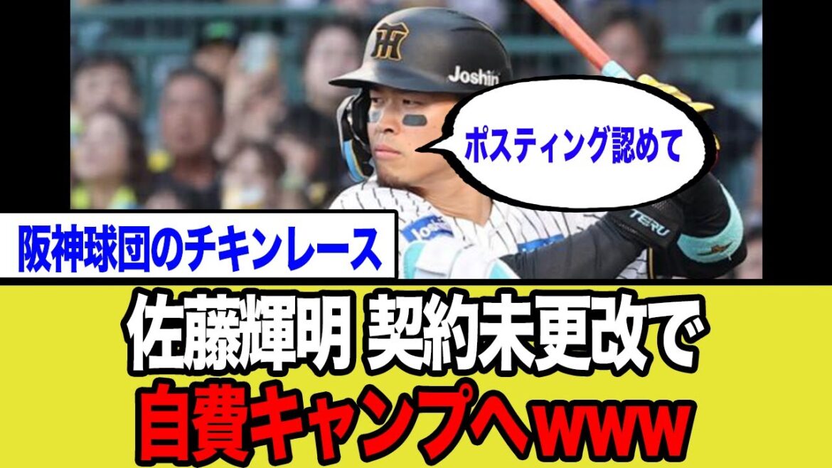【チキンレース】佐藤輝明の夢と球団の恐怖「悪しき前例」 【チキンレース】佐藤輝明の夢と球団の恐怖「悪しき前例」