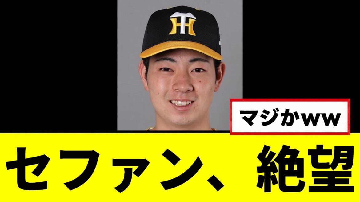 【阪神】セファン、絶望してしまうｗｗｗｗｗ