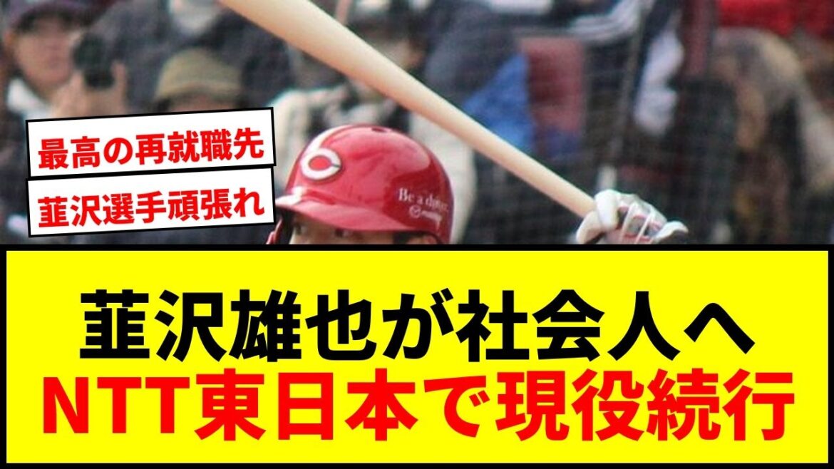 【速報】広島戦力外の韮沢雄也、NTT東日本で現役続行決定!都市対抗目指す新章開幕 【速報】広島戦力外の韮沢雄也、NTT東日本で現役続行決定!都市対抗目指す新章開幕