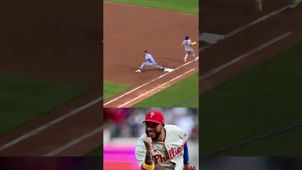 ¡Brillante jugada defensiva de Edmundo Sosa!