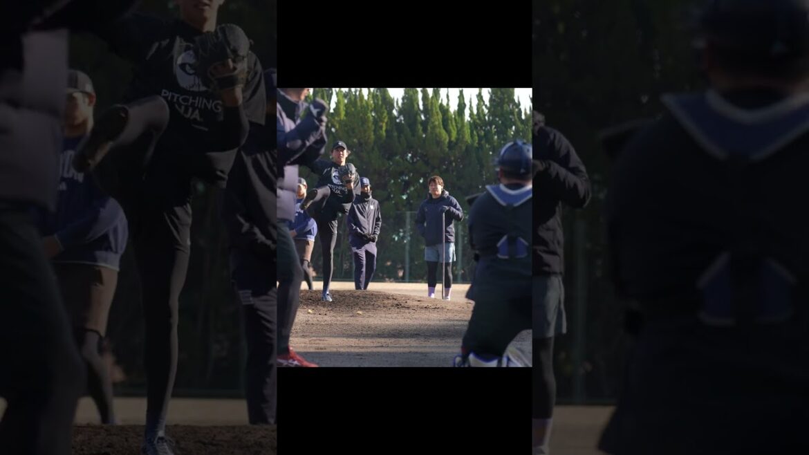 【プロ野球】158km右腕黒田将矢選手のピッチング練習に驚愕！ #埼玉西武ライオンズ #プロ野球 #shorts #黒田将矢
