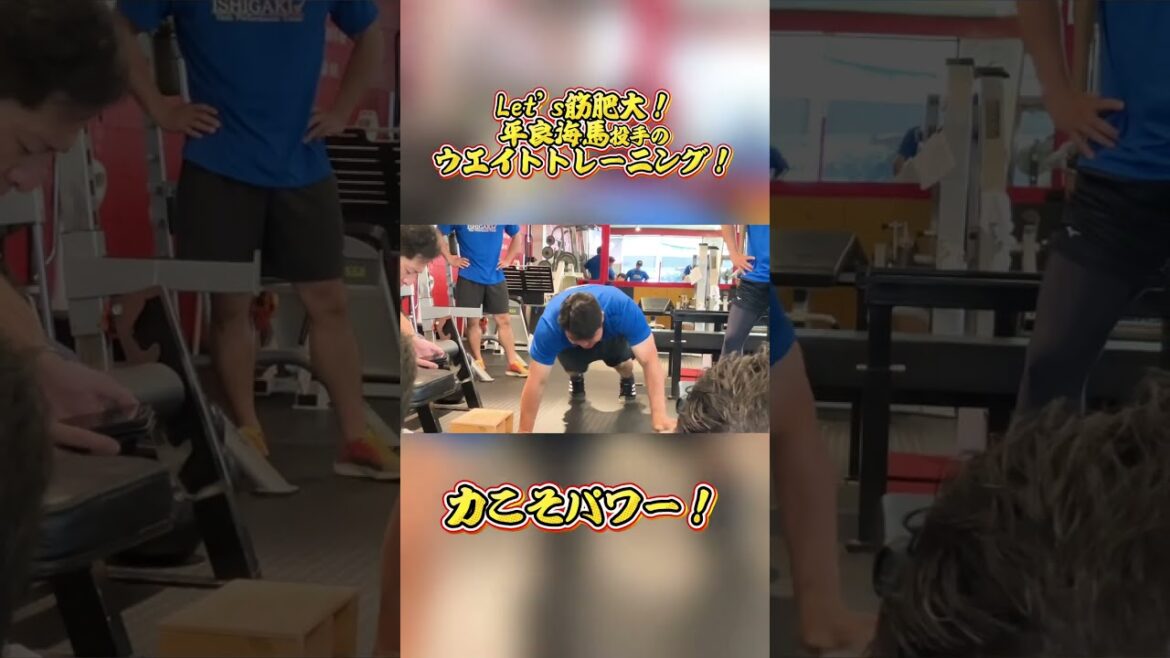 力こそパワー！💪#平良海馬#埼玉西武ライオンズ#seibulions#筋トレ#トレーニング