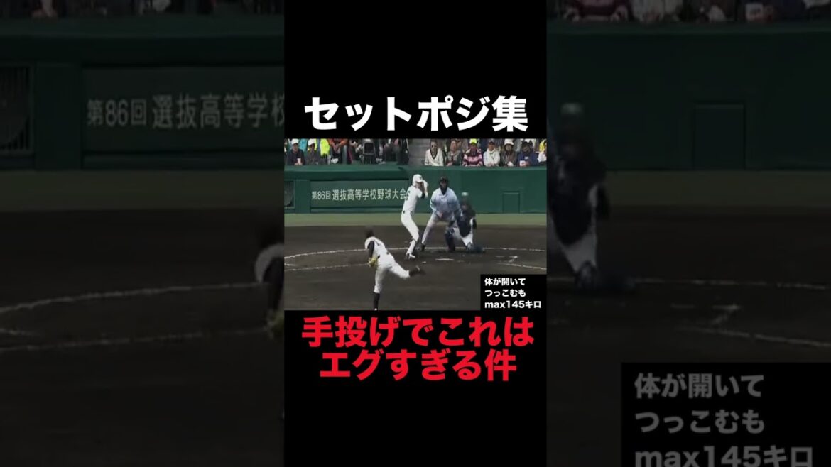 岸潤一郎セットポジション