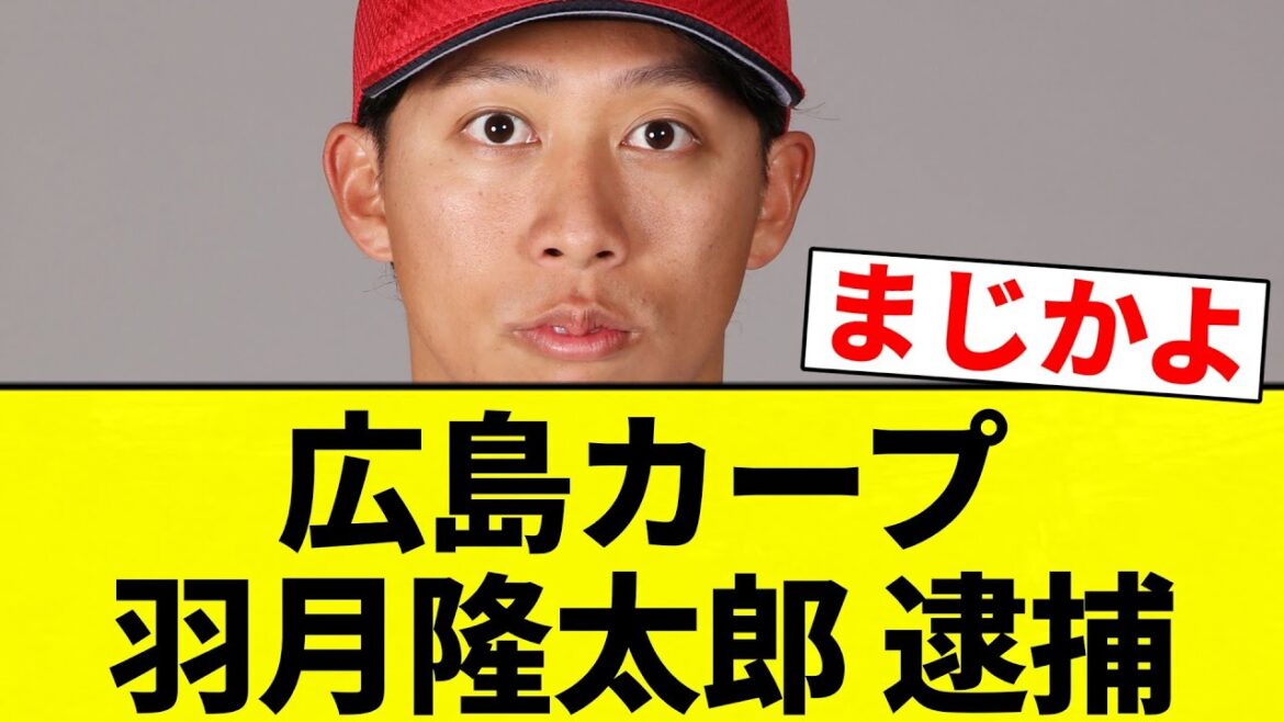 【ゾンビタバコ】広島カープ羽月隆太郎 逮捕【プロ野球反応集】【2chスレ】【なんG】