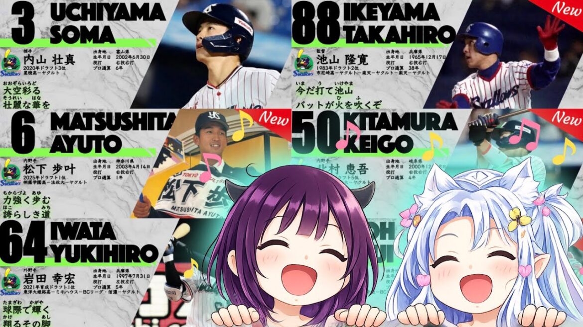 2026年新応援歌【東京ヤクルトスワローズ】(Feat きりたん&イタコ)