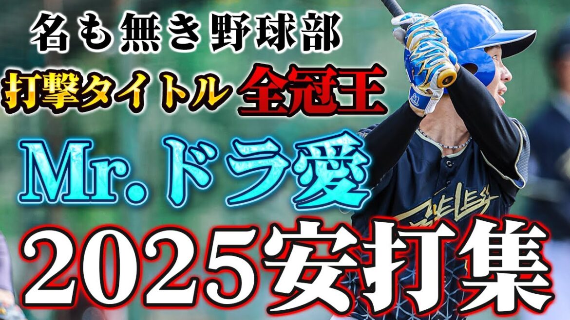 【名も無き野球部】Mr.ドラ愛/柳本優飛 2025安打集