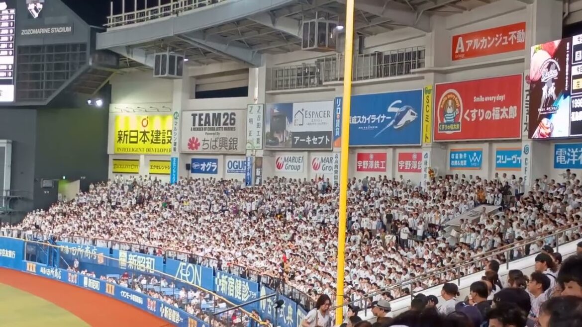 ロッテ　佐藤都志也　応援歌　2025.8.23