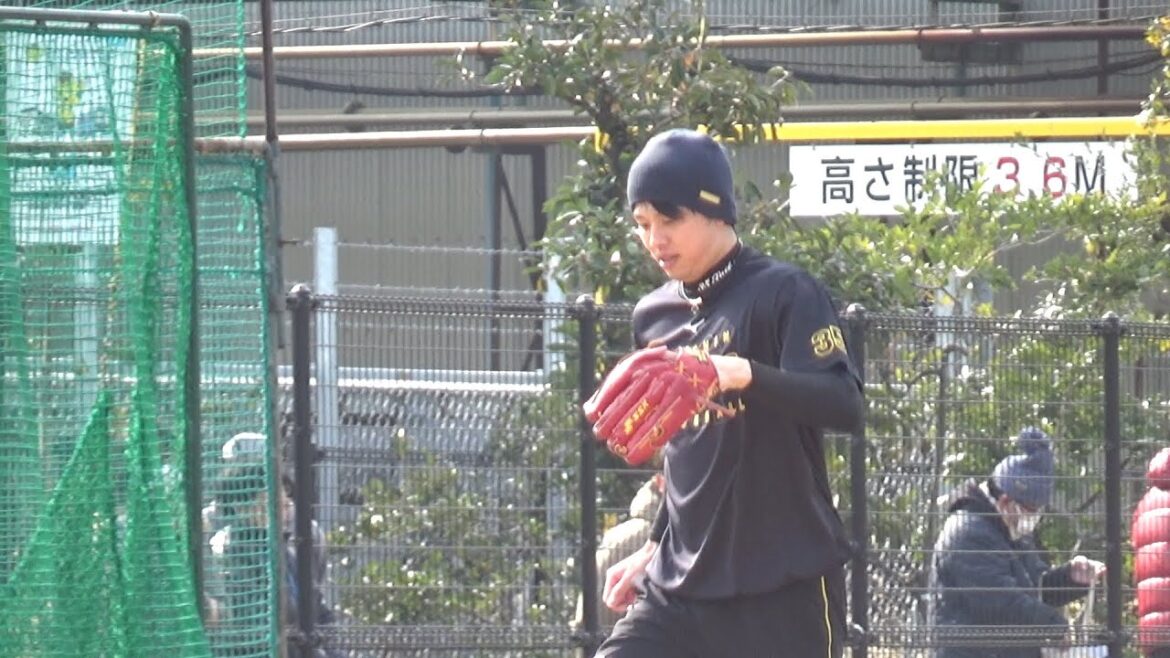 【才木浩人】キャンプインが目前に迫る中順調な仕上がりを見せる虎のエース！糸を引くような素晴らしいストレートを披露！今年は最多勝を目指し最高の年をスタートさせる【阪神自主トレ】2026.1.27 SGL