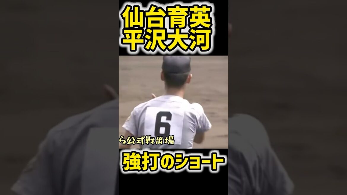 【仙台育英】平沢大河選手の甲子園での活躍【高校野球】