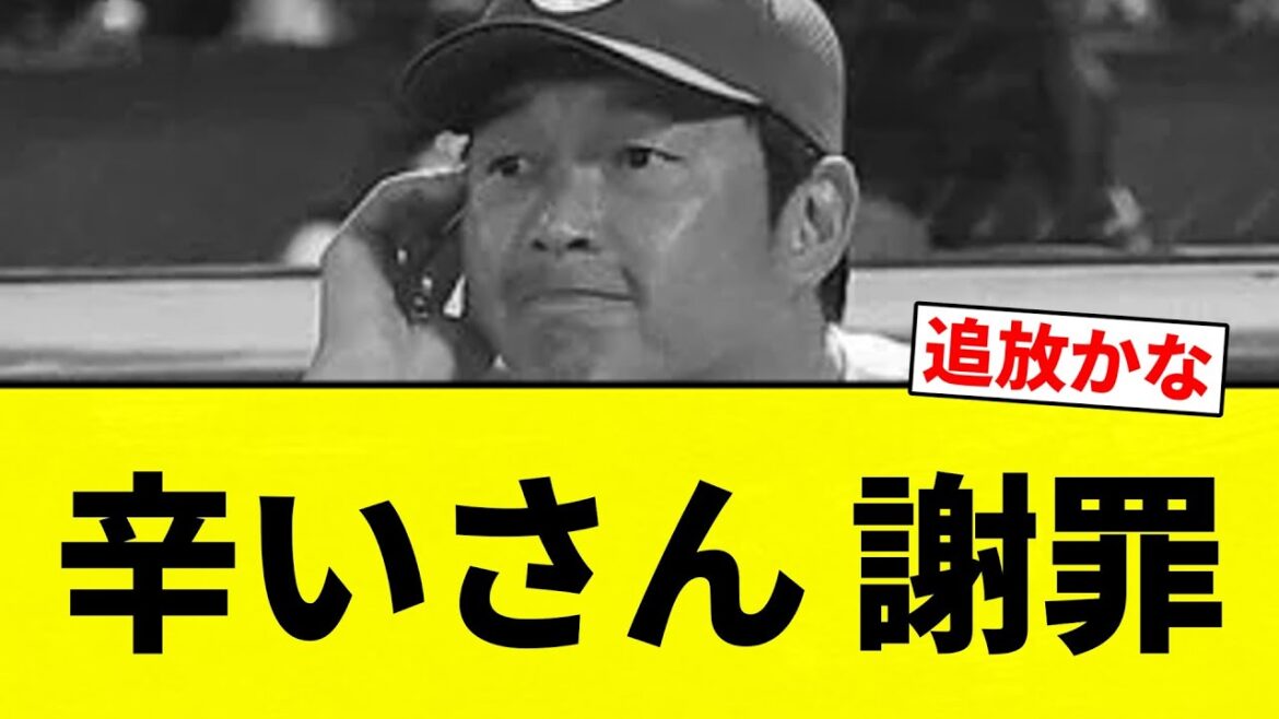 【謝罪です...】辛いさん 謝罪【プロ野球反応集】【2chスレ】【なんG】