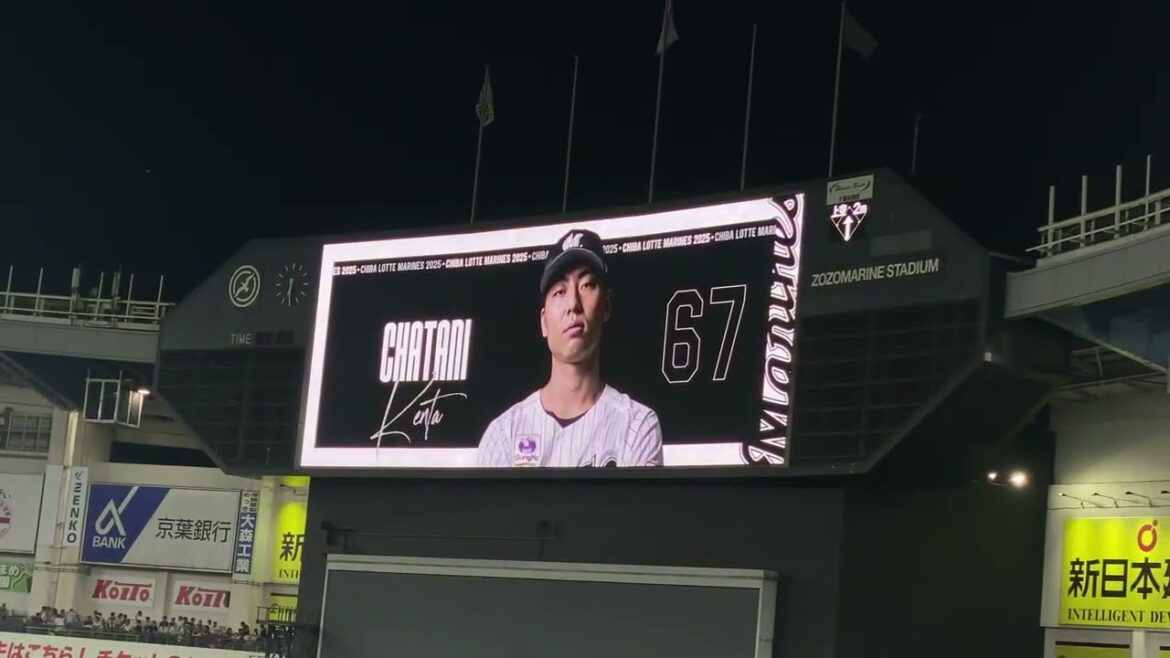 千葉ロッテ 茶谷健太登場曲〜大原櫻子「START LINE」4K