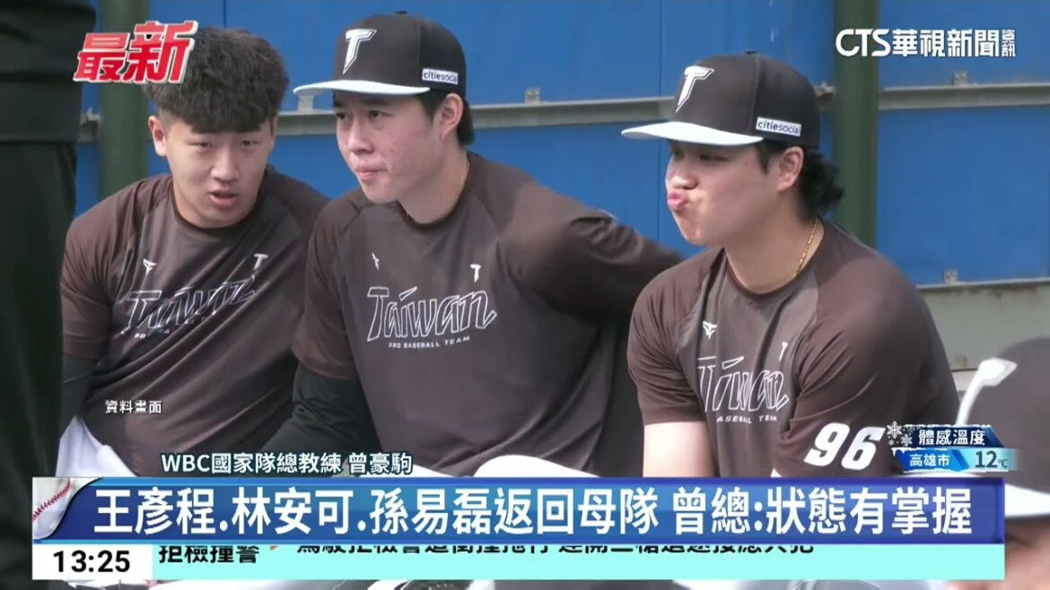 WBC國家隊集訓備戰　3旅外好手先返母隊春訓｜52華視CTSports｜20260121