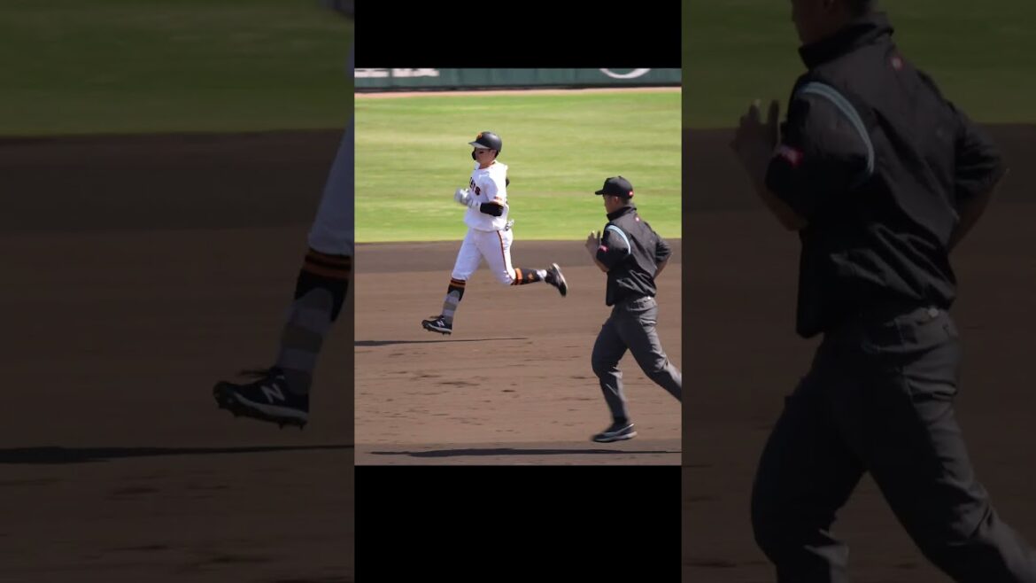 【巨人】萩原哲選手が満塁ホームラン #shorts #baseball #プロ野球 #巨人