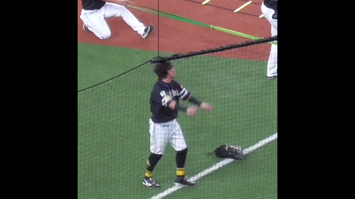 牧原 大成　メディシンボールトレーニング・バックスロー 他　#福岡ソフトバンクホークス