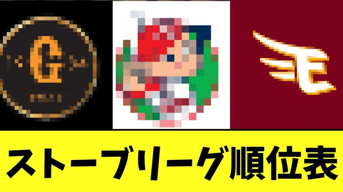 【カープ速報】ストーブリーグ順位表【2ch 5ch なんJ 反応】