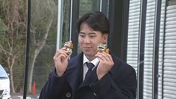 巨人ドラフト5位の小濱佑斗選手は守り神シーサーを手に入寮