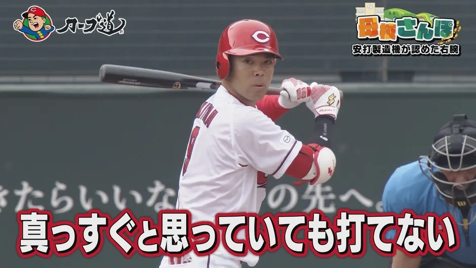 野球のバッターの構えを示す画像。