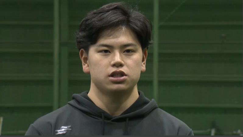 【ファイターズ】新人合同自主トレ2日目 育成ドラ1・常谷拓輝「全員で切磋琢磨して一軍へ」(2026年1月8日掲載)|STV NEWS NNN 共有