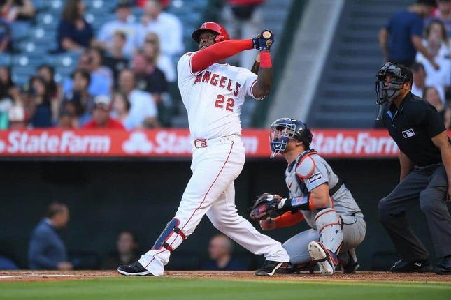 エンゼルス時代のミゲル・サノー（写真：アフロ）
