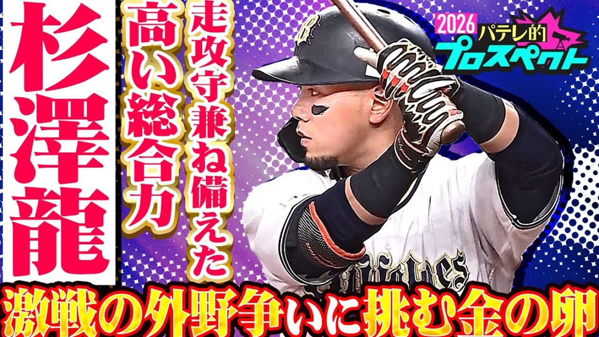 Pacific-League: 【パテレ的プロスペクト】杉澤龍『高い打撃センスと身体能力…レギュラーの座に挑む外野手』 【パテレ的プロスペクト】杉澤龍『高い打撃センスと身体能力…レギュラーの座に挑む外野手』