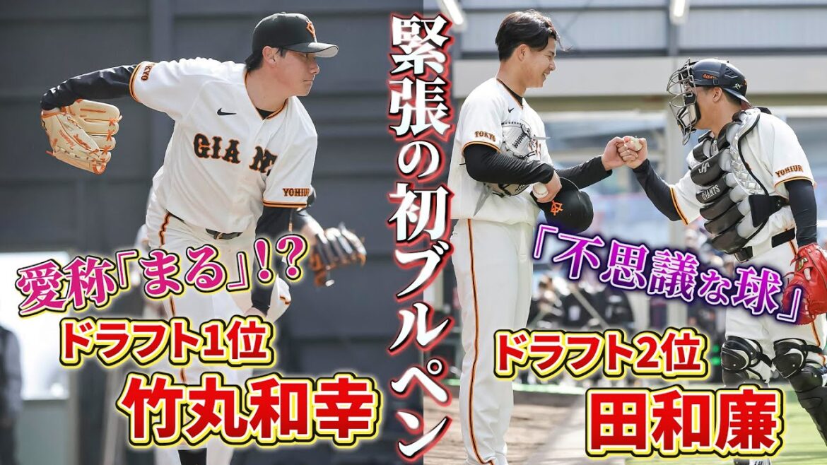 愛称「まる」!?ドラフト1位竹丸和幸投手&「不思議な球」ドラフト2位田和廉投手