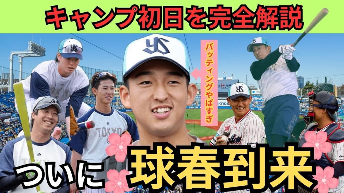 【ドラ１松下が凄すぎる！】スワローズの浦添キャンプを総まとめ！完全網羅です！