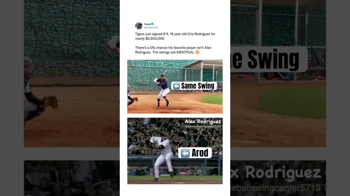 he copied his swing..