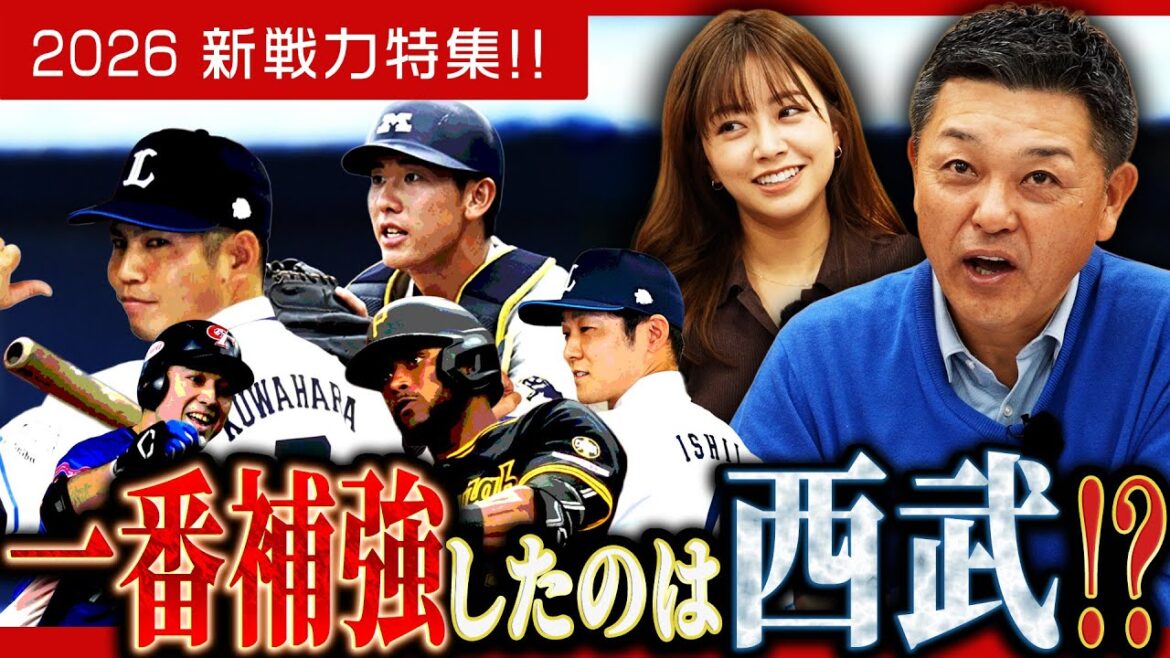 【補強】球春到来！！新戦力特集…一番補強したのは西武！？