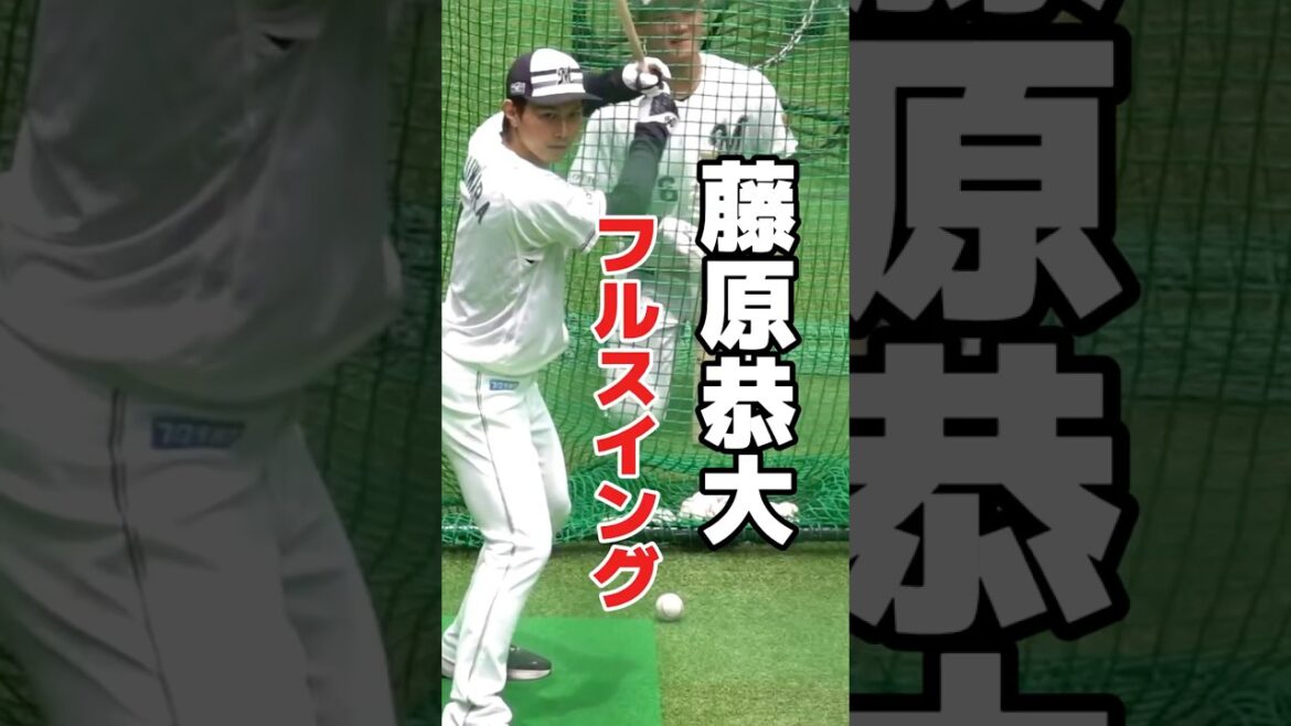 【ロッテ】藤原恭大、唸るフルスイング！徹底強化した「肉体と軸」　千葉ロッテマリーンズ　大阪桐蔭　#ロッテ #千葉ロッテマリーンズ #プロ野球 #大阪桐蔭  #baseball