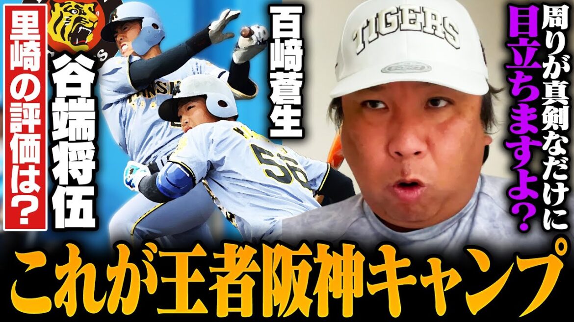 【阪神キャンプ】ドラフト2位谷端の評価は？主力が全力の中で悪目立ちする選手が…⁉︎阪神キャンプを里崎が語ります！