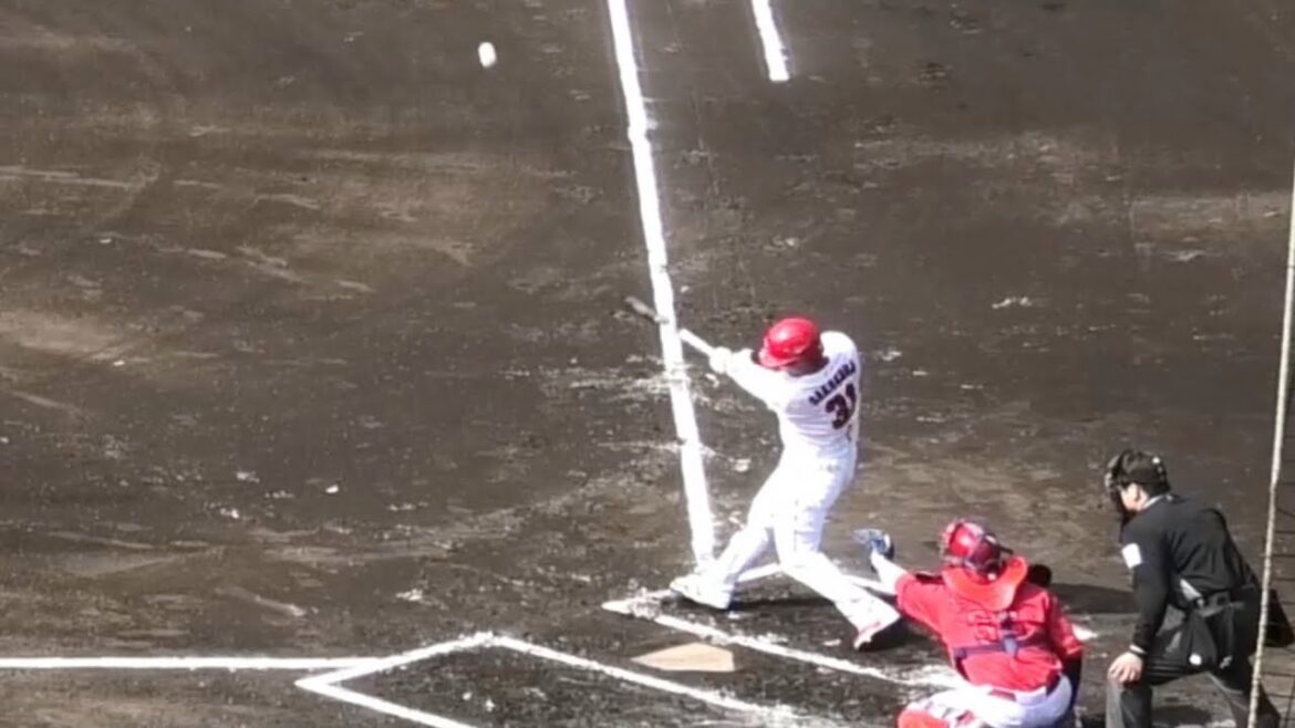 紅白戦、大瀬良から小園タイムリー&坂倉特大3ラン！一挙4得点の攻撃ハイライト！広島カープ日南春季キャンプ 2026年2月11日