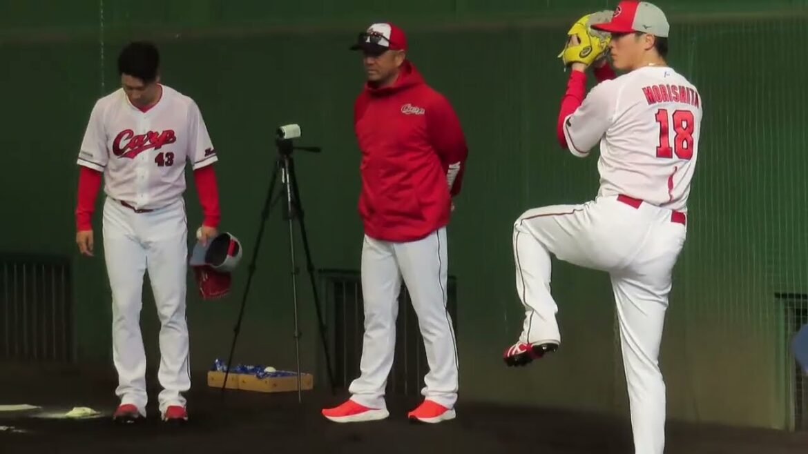 広島カープ 森下暢仁キャンプ初日ブルペン入り 2026.2.1