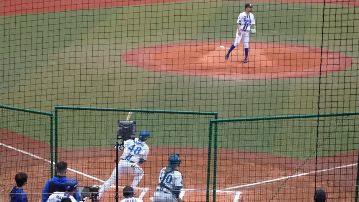 【2026/嘉手納/DeNA5位/6日目】成瀬脩人、ライブBPにて実戦デビュー！村田監督絶賛の2安打！(2026.2.7）