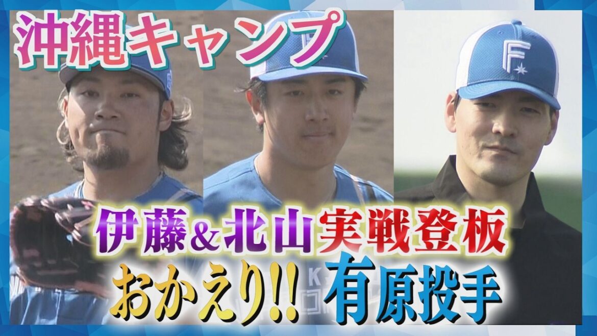 新庄監督からの期待に…有原投手「ストレートを磨きたい」６年ぶりのファイターズ復帰　春キャンプ