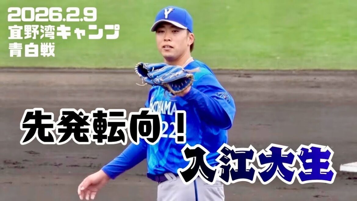 【2026/宜野湾/青白戦】入江投手、全投球(2026.2.9）