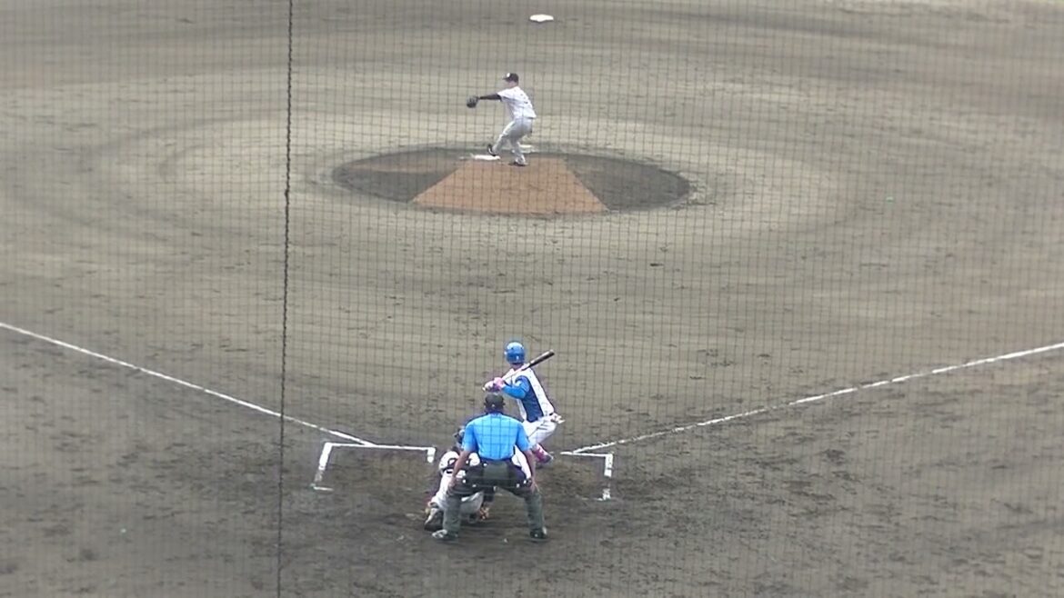 日ハム加藤豪将をセンターフライに打ち取る鈴木康平（2024年6月25日 北海道日本ハムファイターズ対 読売ジャイアンツ）