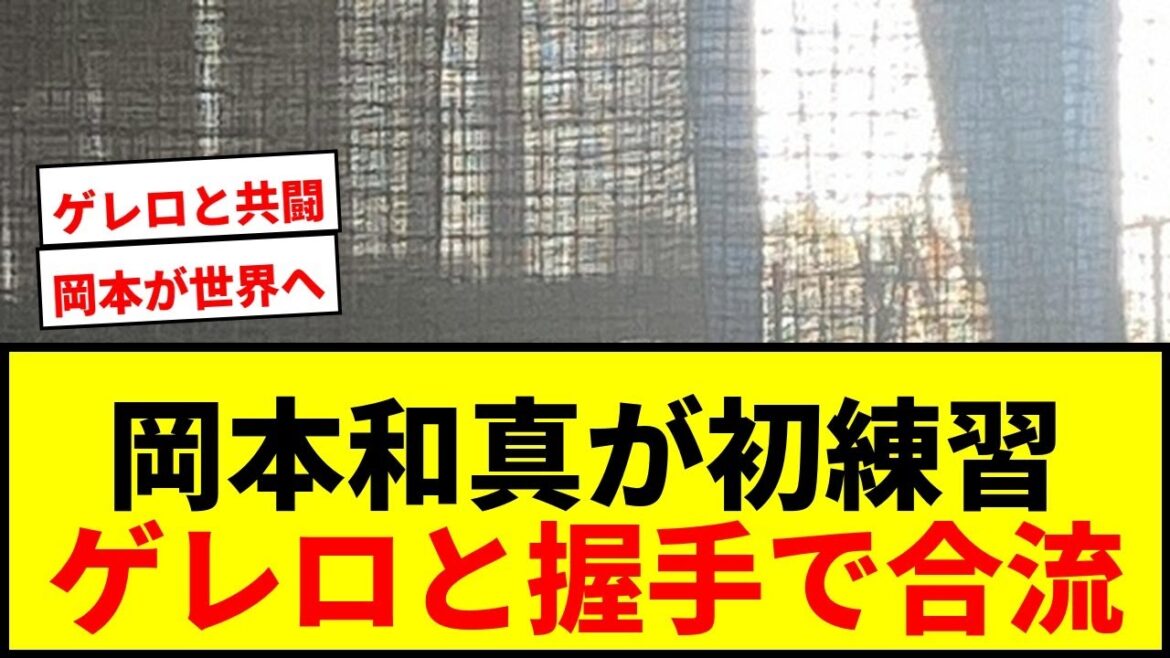 【速報】ブルージェイズ岡本和真がキャンプ初練習！主砲ゲレロと握手で主力組に合流wwww