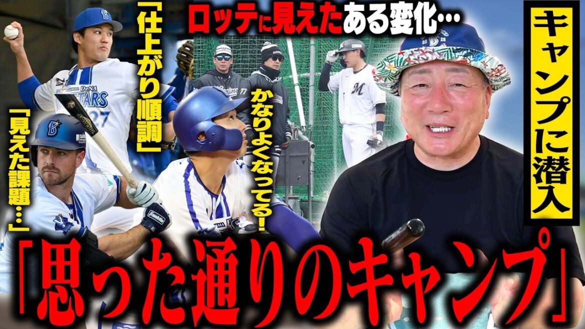 【春季キャンプ】『ロッテは〇〇が変わった‼︎』DeNAvsロッテの練習試合に潜入！今季DeNAの課題とは⁉︎高木豊が注目した選手について語る‼︎