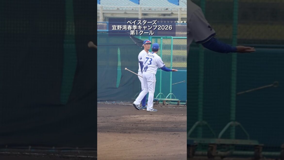 【ベイスターズ春季キャンプ2026】華麗なるトス捌きを京田選手へ伝授するセカンドの名手藤田コーチ#baystars #ベイスターズ #横浜denaベイスターズ #京田陽太 #藤田一也#春季キャンプ