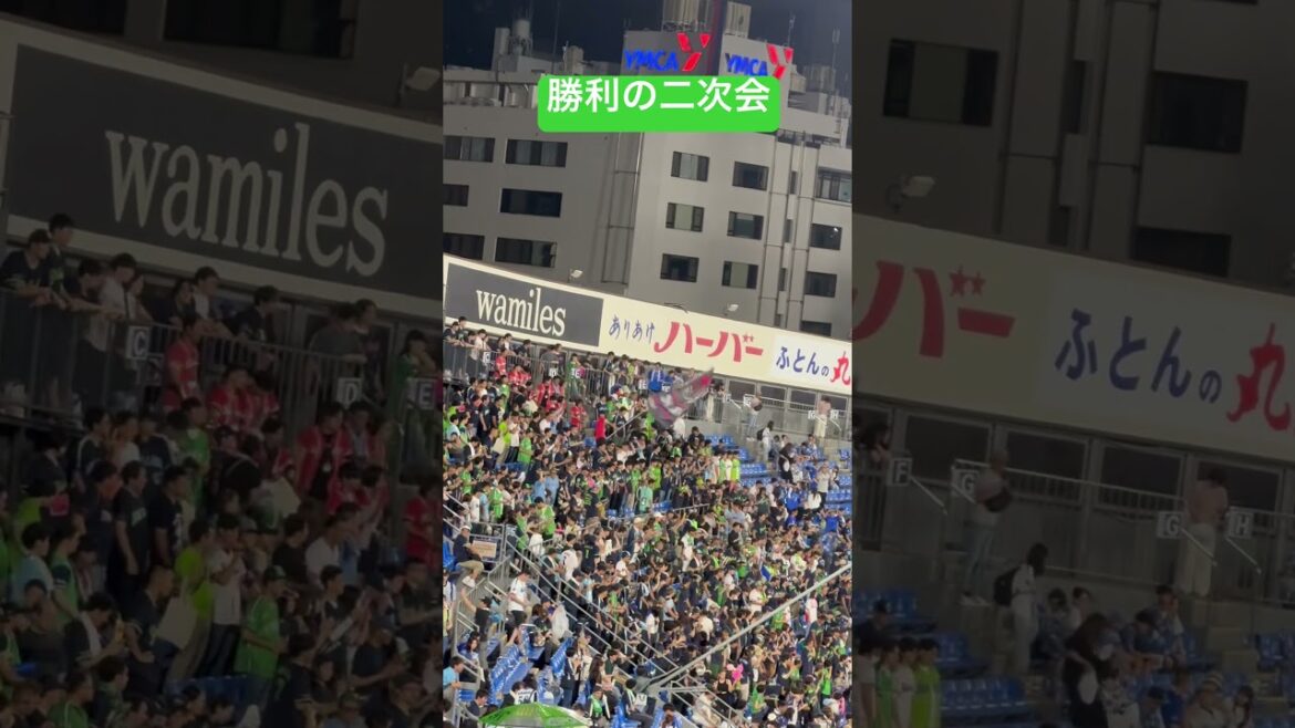 ヤクルトスワローズファン勝利の二次会！横浜スタジアム