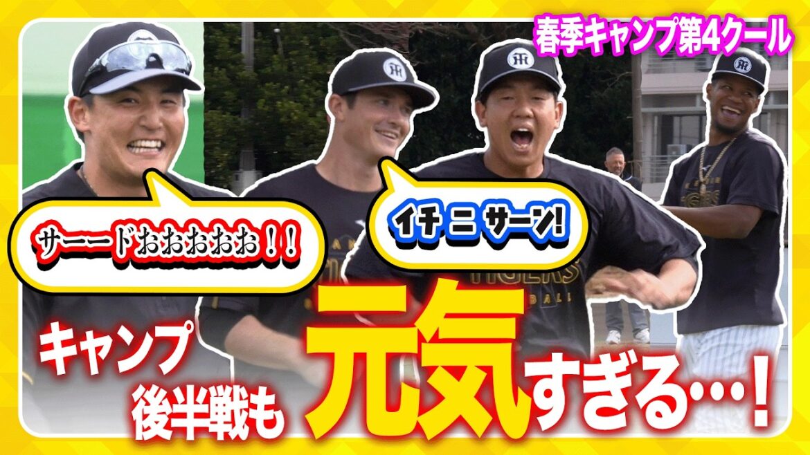 【元気な虎戦士】春季キャンプも終盤へ！疲れが溜まってくる頃にもかかわらず、虎戦士たちの元気はまだまだ健在！