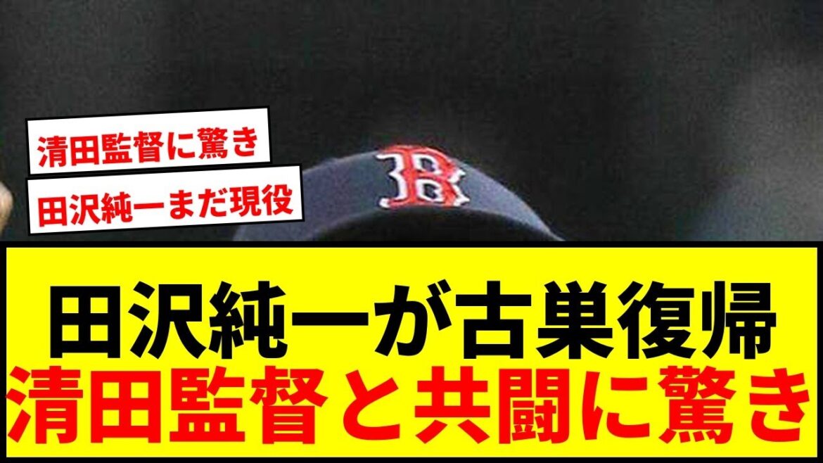 【速報】田沢純一がBC埼玉武蔵に6年ぶり復帰！清田育宏監督との共闘にファン驚愕