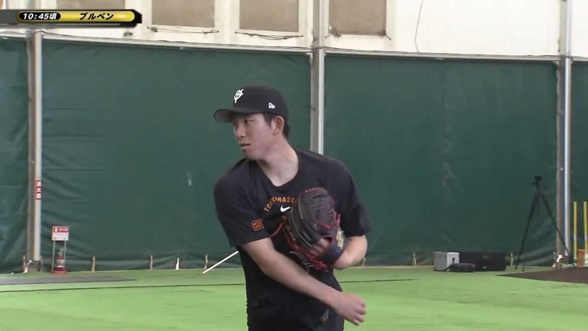 【春季キャンプ】第5クール1日目ブルペン 戸郷翔征【巨人】