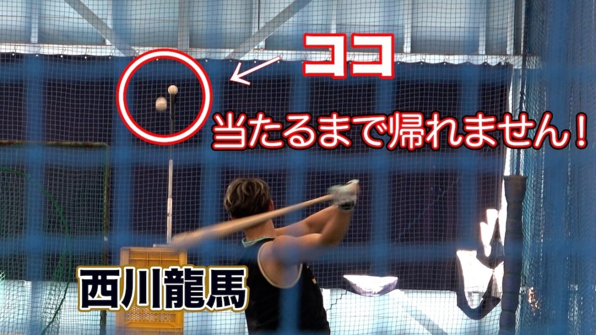【2日間の挑戦】"当たるまで帰れません" 再現性の高いバッティングを見せる西川龍馬！