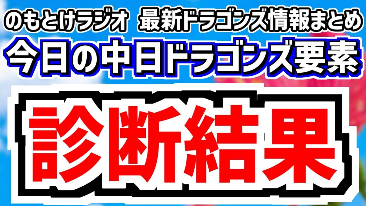 2月20日(金)　のもとけラジオ/今日の中日ドラゴンズ要素　松山晋也の診断結果を井上監督が明かす 離脱期間は？復帰時期は？、松葉 有馬 津田らが出場 練習試合 日本ハム戦、オープン戦 阪神戦 大野雄大