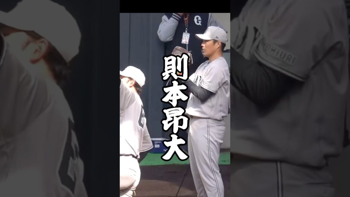 【巨人】先発狙う則本昂大！実戦意識のブルペンで見せた順調な調整　ジャイアンツ春季キャンプ　#巨人 #ジャイアンツ #プロ野球 #野球 #則本昂大  #baseball #shorts