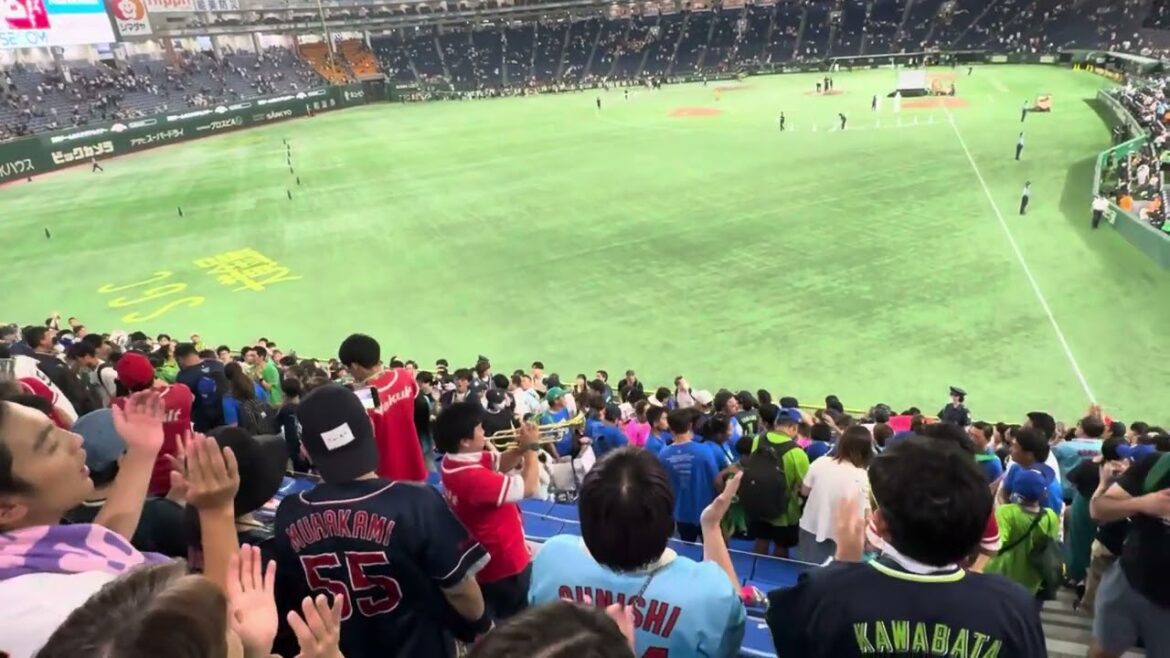 20240802二次会1-9 応援団真後ろ 東京ヤクルトスワローズ in 東京ドーム